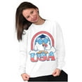 thumbnail image 4 of Tootsie Mr Owl American Patriot USA Sweatshirt for Men or Women Brisco Brands L, 4 of 6
