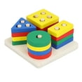 thumbnail image 2 of Building Blocks§geometric Stacker Building Blocks§geometric Columns Building Blocks§geometric Stacking Building Blocks§wooden Building Blocks§building Blocks Stacking Columns, 2 of 8