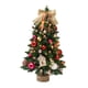 thumbnail image 2 of Mini árbol de Navidad de escritorio 2023, decoración ligera, encantador adicional Rojo, 2 of 9