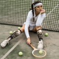 thumbnail image 6 of Gaeub Cyber Skeleton With Tattoos Printed Design Socks Stretchy High Tube Socks for Men Women Teens , Softball Soccer Socks for Hiking, Sport, 6 of 6