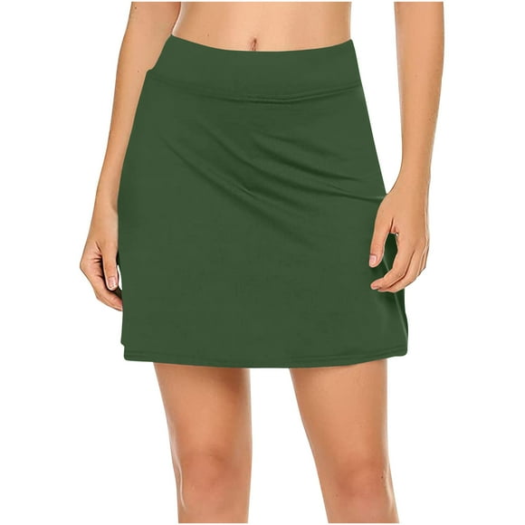Plebaso Tennis Shorts for Women Skorts High Waist Sports Shorts Athletic Workout Skirts Built in Shorts