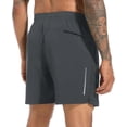 thumbnail image 2 of TENJOY 5 inch Mens Running Shorts Athletic Shorts for Men Quick Dry Men's Workout Shorts Breathable Gym Sports with Zippered Pocket, 2 of 7