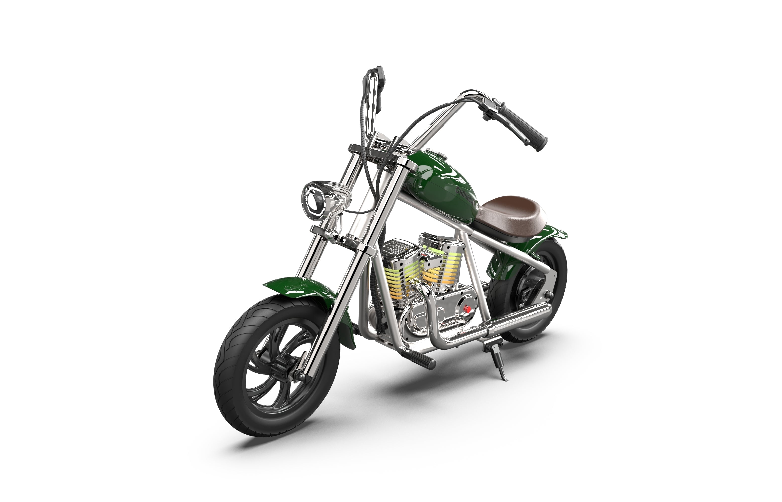 HYPER GOGO Challenger 12 Deluxe - Green Kid's Motorbike with App