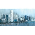 thumbnail image 2 of Jones, Cy 14x9 White Modern Wood Framed Museum Art Print Titled - Citylines, 2 of 4