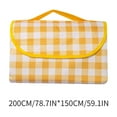 thumbnail image 3 of Picnic Accessories, Picnic Mat Proof Pad Thickened Outdoor Camping Picnic Equipment Waterproof Portable Spring Trip Foldable Picnic Cloth Grass, Family Gifts, 3 of 6