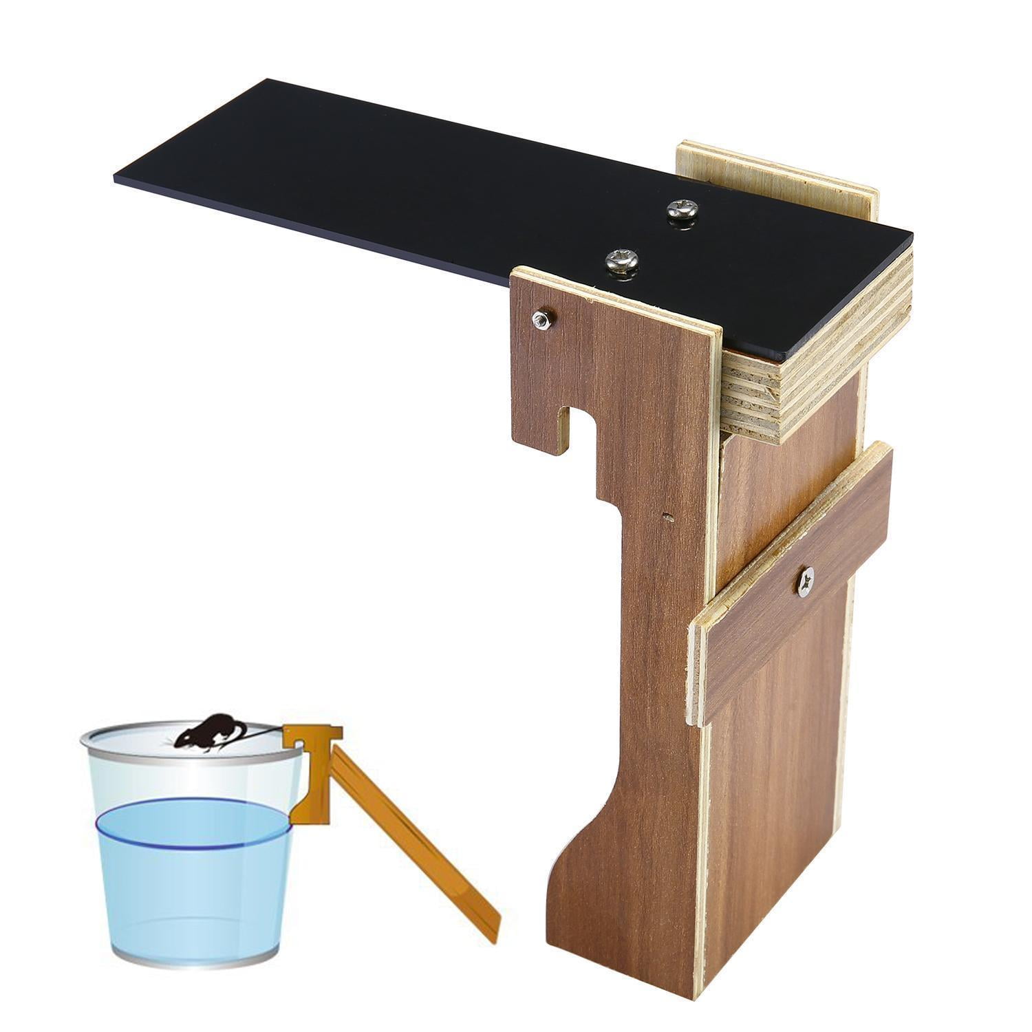 Walk the Plank Mouse Trap – Automatic Reset Rodent Trap for Mice & Rats, Reusable Bucket Trap, Humane and Non-Toxic