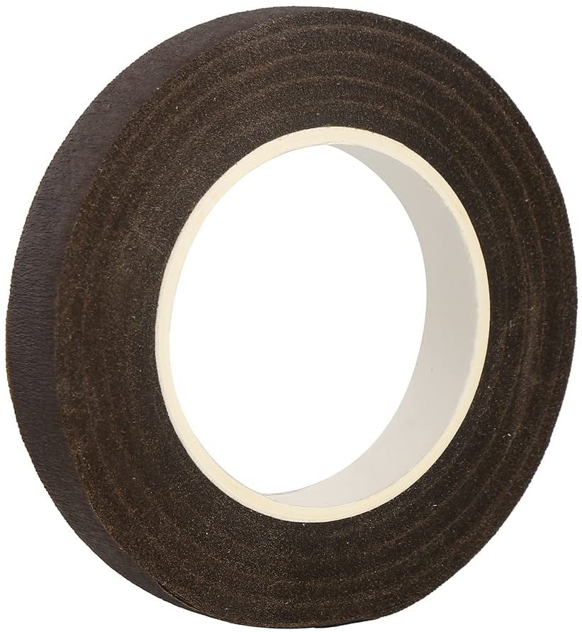 CCINEE Brown Floral Tape for Flower Stem Wrapping DIY Craft, 1/2 Inch x