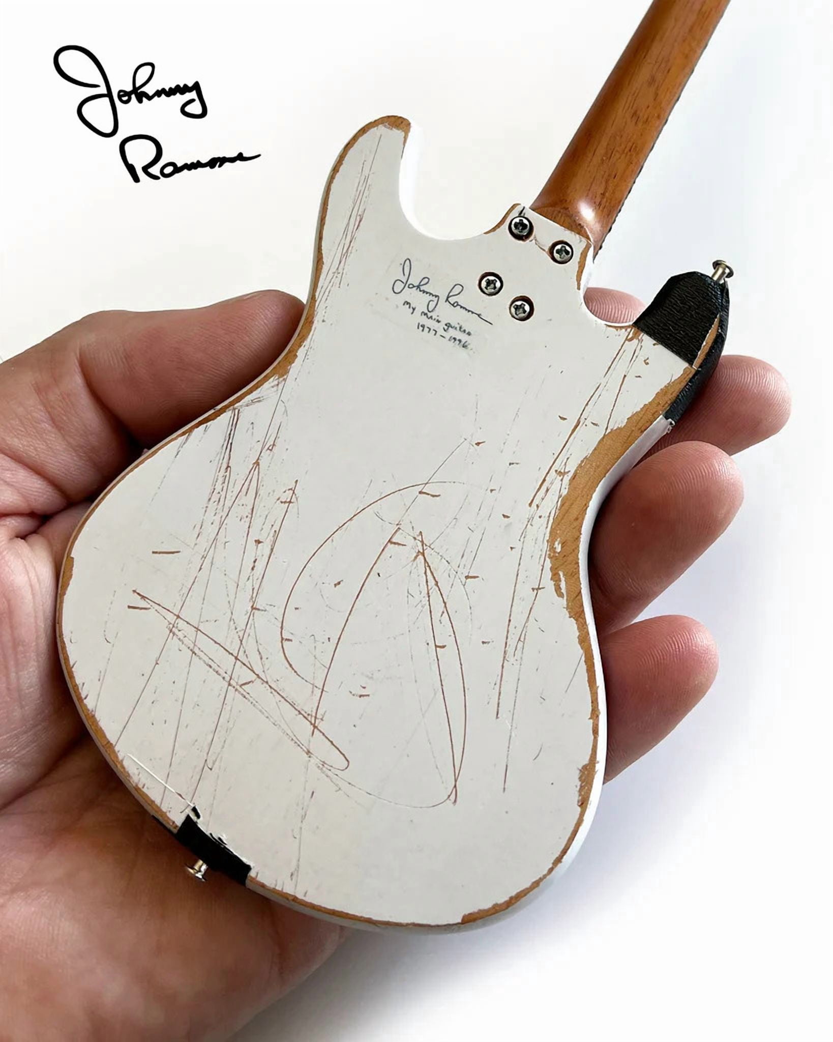 Johnny Ramone Signature 1965 Mosrite Ventures II 10 Inch Miniature Guitar