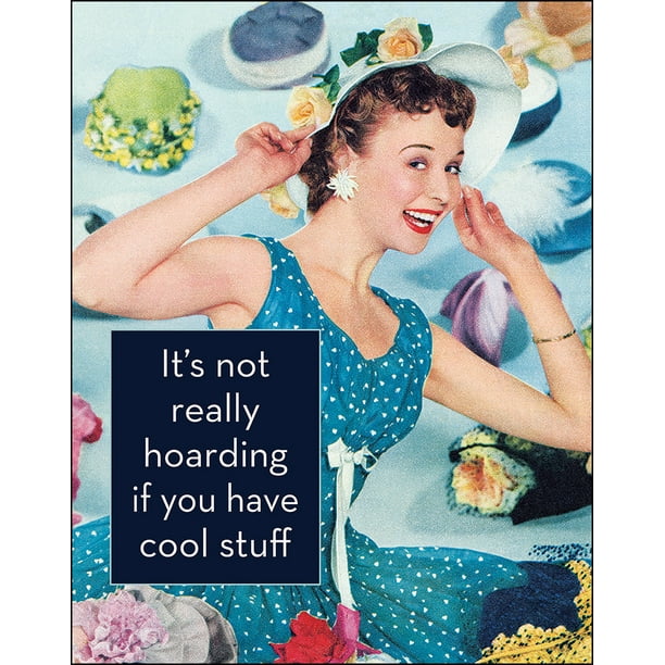 Funny Retro Poster It's Not Really Hoarding if You Have Cool Stuff - Ephemera Art Print Funny Retro Poster It's Not Really Hoarding if You Have Cool Stuff - Ephemera Art Print