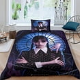 thumbnail image 3 of Unique Fashion Wednesday Addams D Printed Duvet Cover Sets, Soft Hypoallergenic Microfiber Bedding Set With Wednesday Addams, For Adults Teens In 135*, 3 of 5