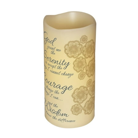 serenity timer flameless vanilla prayer candle led manufacturer walmart