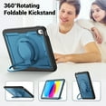 thumbnail image 5 of Rotating Stand Case for iPad (A16) 11th / 10th Generation, Full Body Protection, Heavy Duty Rugged Cover, 5 of 8