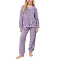 thumbnail image 2 of Lovzfmll Boy's & Girl's Loungewear Set, Fleece Top & Joggers, Cozy Home Wear for Toddler, 4-5 Years, 2 of 5