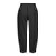 thumbnail image 3 of Pantalones palazzo holgados de pierna ancha para mujer - Cintura con cordón, bolsillos funcionales, 3 of 6