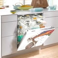 thumbnail image 2 of Yayeee Magnetic Dishwasher Cover for The Front Decoration Home Kitchen Machine Sticker Protector, Colorful Skeleton, 2 of 6