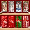 thumbnail image 4 of Bandera vertical con diseño de muñeco de nieve de Navidad, colgante de Papá Noel, decoración navideña 2024, Año Nuevo 2025, 4 of 5