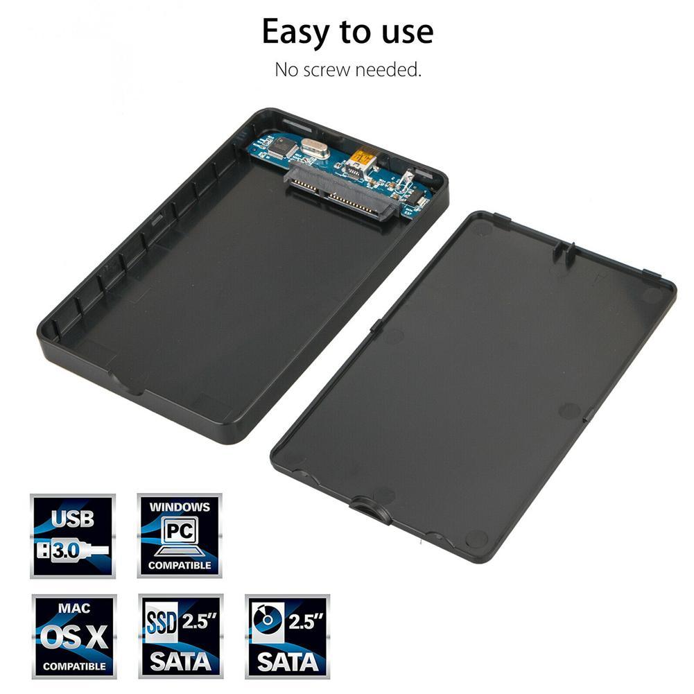 2.5'' External 1TB Ultra Slim Hard Disk Drive&USB 2.0 Transfe HDD Portable T4F2