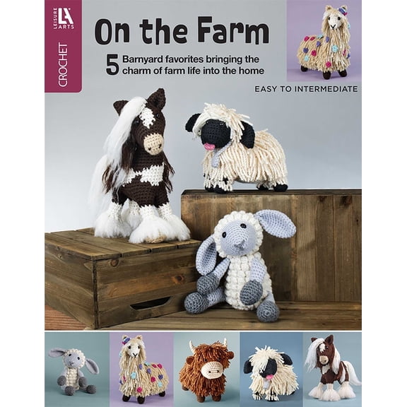 On the Farm Amigurumi Crochet: 5 Barnyard Favorites to Bringing the Charm of Farm Life Into the Home, (Paperback)