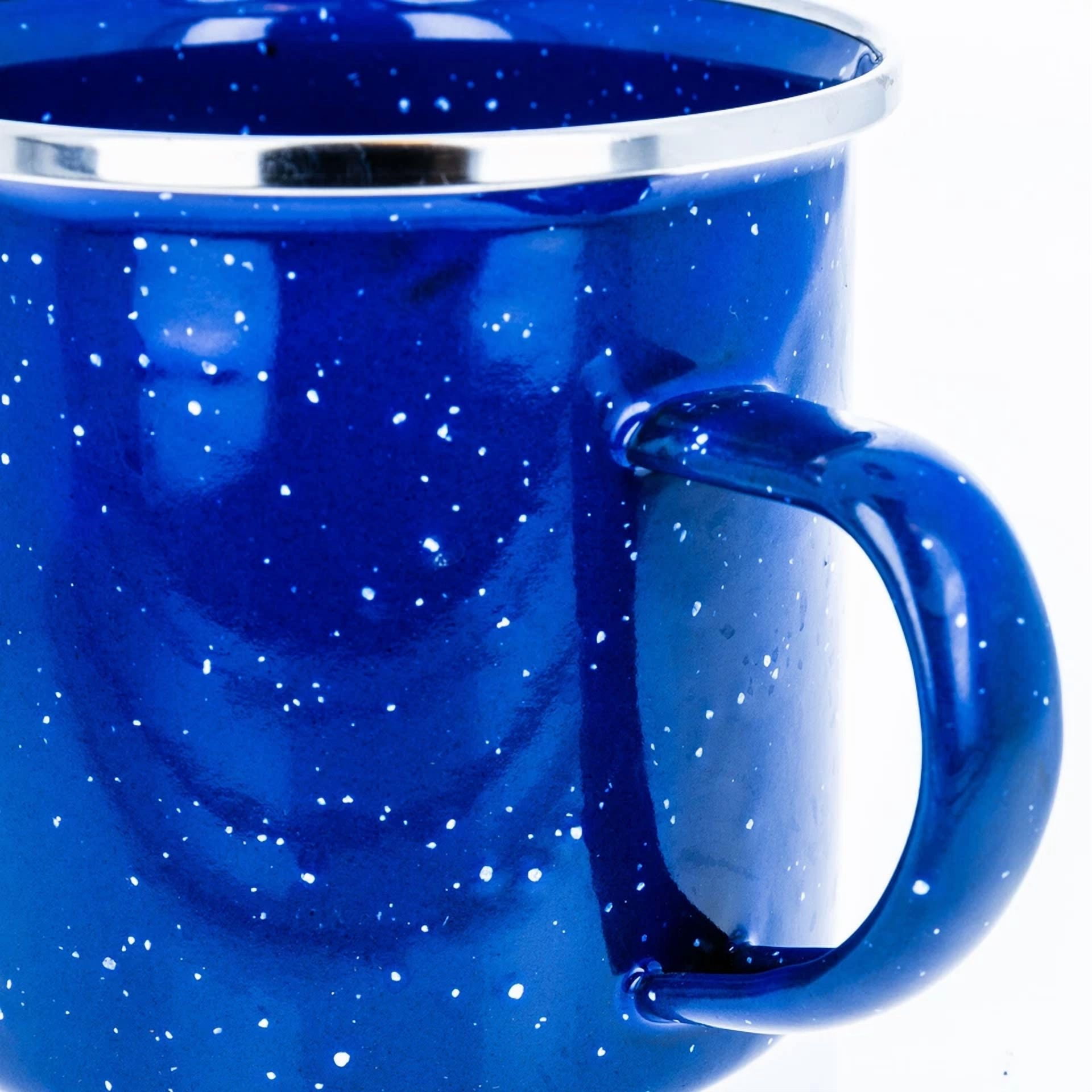 BUTTERFLY- Asr Outdoor 11.75Oz Stainless Steel And Enamel Coffee Mug Camping Essentials, Cl