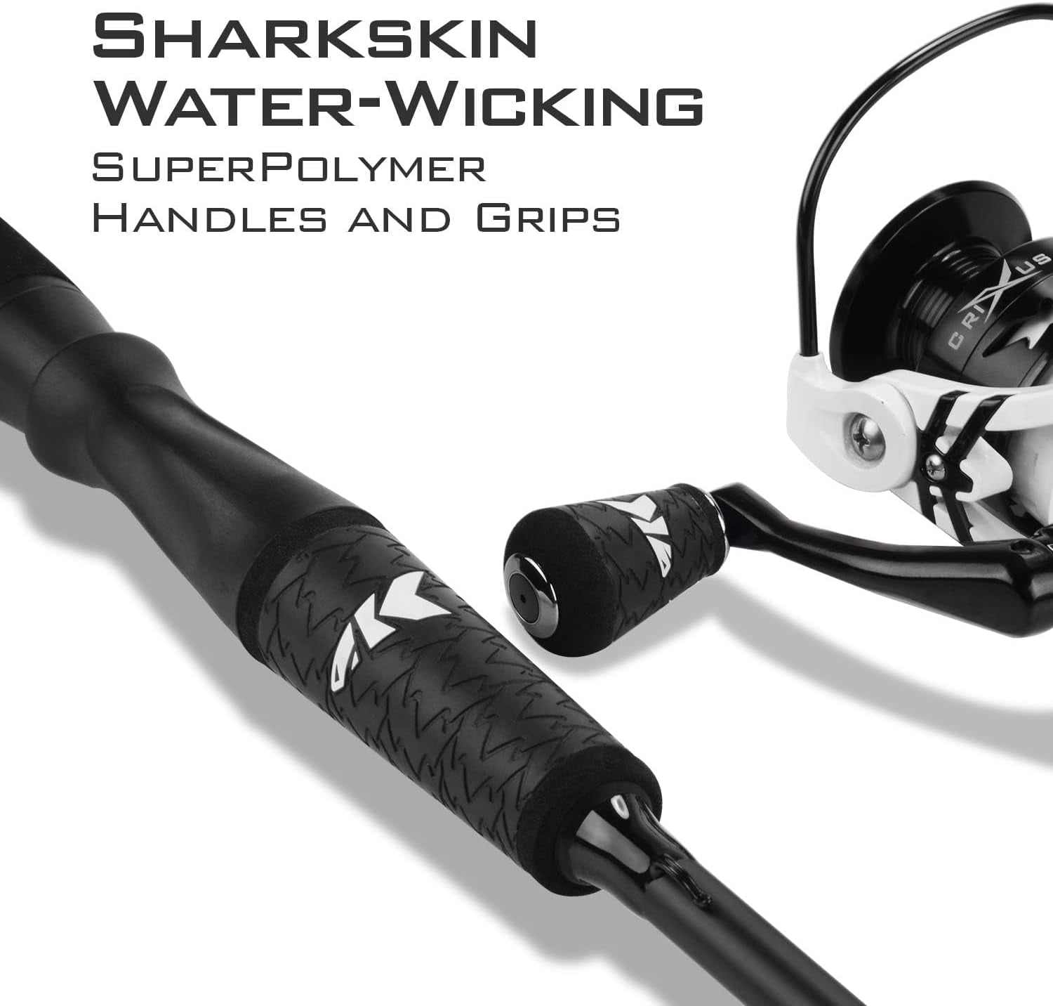 KastKing Spinning Fishing Rod and Reel Combo,Spin-5'6" Light,2000 Reel IM6 Graphite 2Pc Blanks, Zirconium Oxide Rings-Crixus