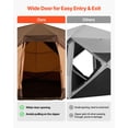 thumbnail image 5 of VEVOR Camping Tent, 6 Person Pop Up Instant Cabin Tent with Rainfly & Large Mesh Windows, 60 Seconds Easy Setup, Portable Waterproof Cabin Hub Tents with Carry Bag for Family Outdoor Camping & Hiking, 5 of 9
