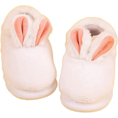 

DanceeMangoo Women Closed Back Slippers Memory Foam Comfy Fuzzy Fur Lining Ankle Slippers Rubber Sole Non-slip House Shoes Indoor Outdoor