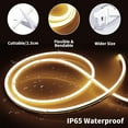 thumbnail image 2 of ADEN-Warmwhite Neon LED Strip Light,12V 16.4ft 5m Silicone LED Neon Rope Light(No Plug), 2 of 4