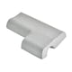 thumbnail image 2 of Almohada para parejas, almohada de espuma viscoelástica, almohada de túnel para brazos, con abertura para el brazo, transpirable Gris claro para la izquierda, 2 of 9