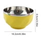 thumbnail image 2 of Tazón infantil de acero inoxidable con aislamiento de doble capa para sopa y arroz calientes. Vajilla colorida y duradera para comidas infantiles y familiares. Aestivo | Amarillo | AESTIVO, 2 of 7