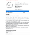 thumbnail image 2 of Variable Timing Solenoid Connector - Compatible with 2011 - 2014 Chrysler 200 3.6L V6 2012 2013, 2 of 2