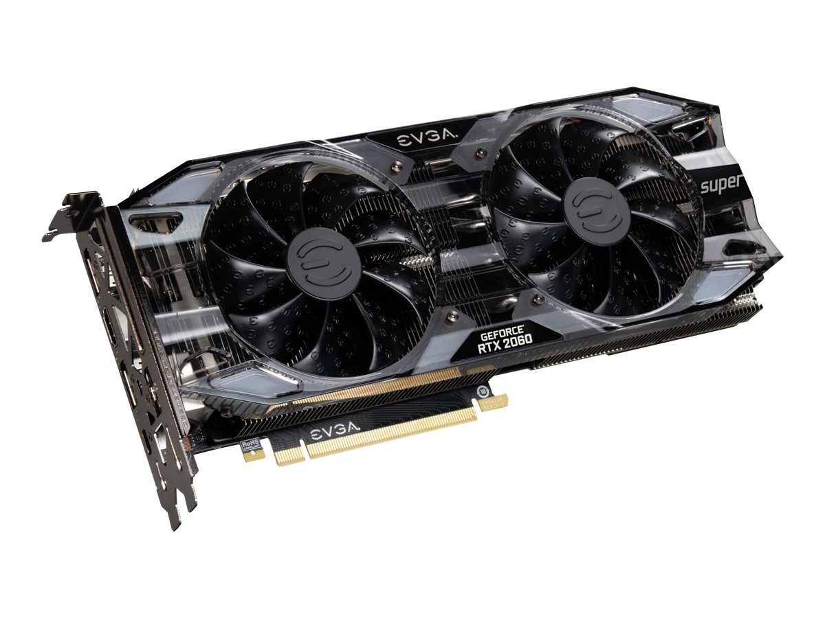 グラフィックボード・グラボ・ビデオカード EVGA GeForce RTX 2060 SUPER XC GAMING EVGA GeForce RTX 2060 SUPER XC BLACK GAMING - Graphics card