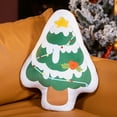 thumbnail image 6 of Christmas Tree Plush Pillow Soft Polyester Decorative Throw, Festive Holiday Cushion for Sofa Bed Decor and Seasonal Gift Giving(B), 6 of 6