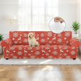 thumbnail image 4 of XYZCANDO Christmas Reindeer Home Stylish Armchair Slipcover 1 Piece Stretch Chair Cover for 1 Cushion Couch Armchair Washable Furniture Protection Cover for Living Room, 4 of 6