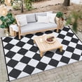 thumbnail image 6 of Outdoor Rug Outdoor Plastic Straw Rug Waterproof Camping Rugs for Patio Porch Backyard Lightweight Reversible Portable Mat for Picnic RV Pool Deck Beach Trailer Trellis, 6 of 7