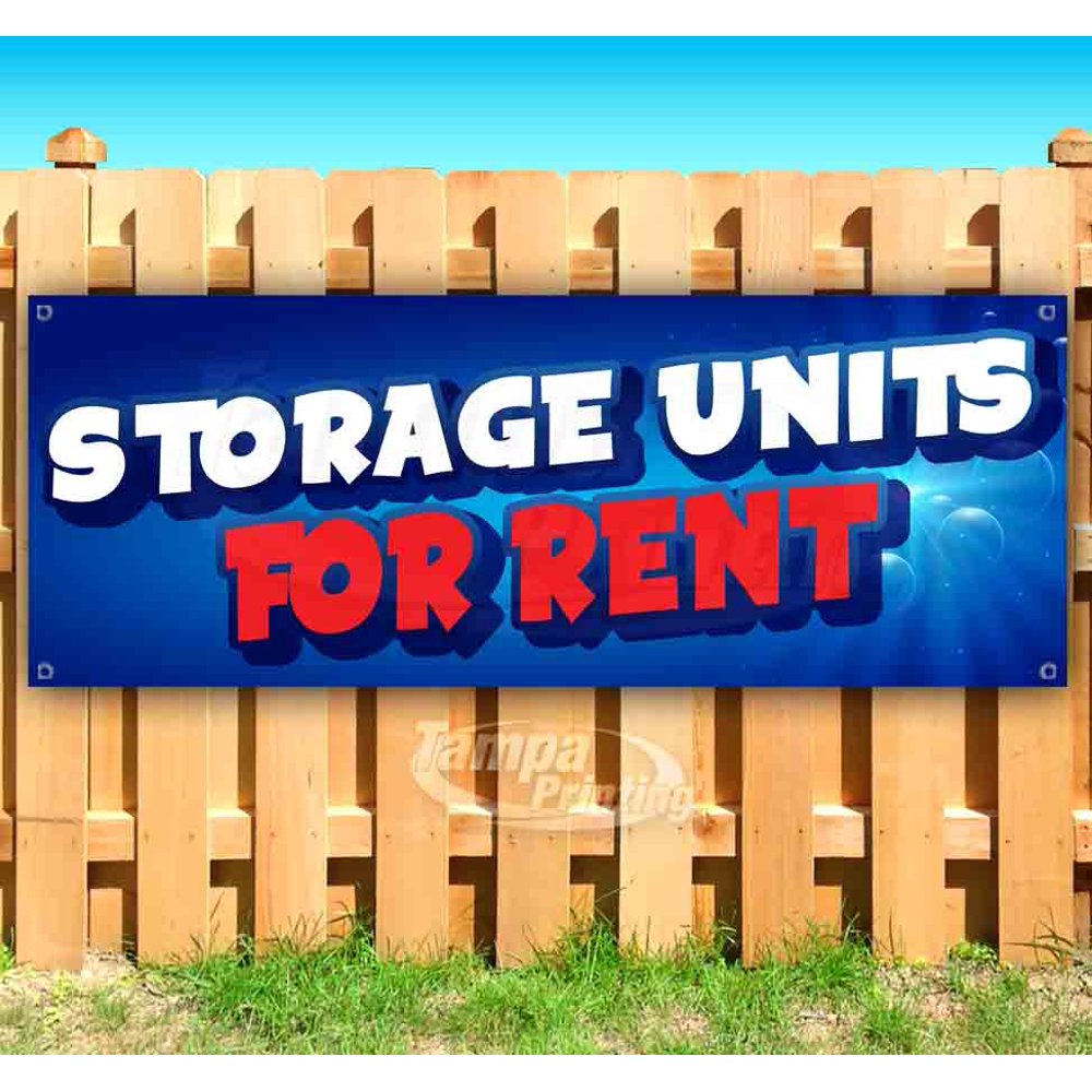 STORAGE UNITS FOR RENT 13 oz Vinyl Banner With Metal Grommets Walmart