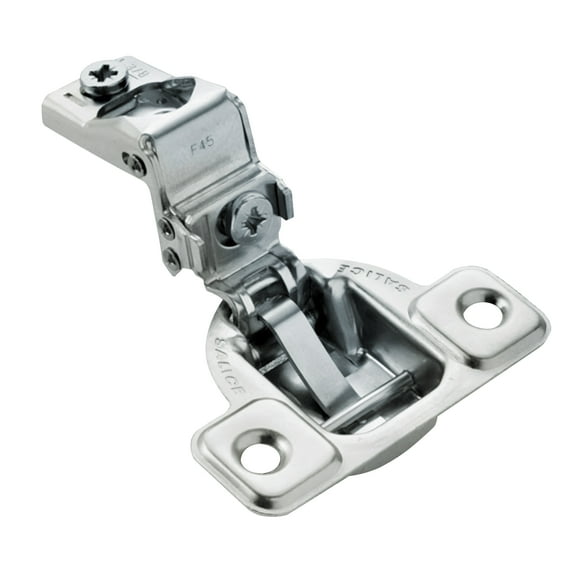 2 Pack Salice Excentra S 106 Degree Opening, 1-3/8" Overlay, Wrap Around Face Frame, Screw-On, Self-Closing Hinge