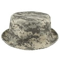 thumbnail image 3 of Gelante Bucket Hat Cotton Packable Summer Travel Cap. Gray Digital Camo-S/M, 3 of 5