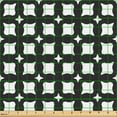 thumbnail image 2 of Ambesonne Abstract Fabric by the Yard Upholstery, Star Like Shapes Print, 3 Yards, Off White and Black, 2 of 5
