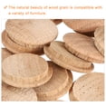 thumbnail image 3 of 50 Packs 0.98 x 1.18 Inch Wood Hole Plugs, Wood Pocket Button Plug for Chair Woodworking, 3 of 6