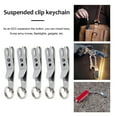 thumbnail image 4 of Clip de bolsa de suspensión con llave Ring Carabiner Herramienta rápida al aire libre 5pcs, 4 of 6
