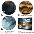 thumbnail image 3 of Designart "Lyon'S Urban Landscape In France" France Floater Framed Canvas Prints, 3 of 5