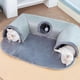 thumbnail image 3 of Kitten Tunnel Bed Plush Cat Tunnel for Indoors 2in1 Cat Tunnel and Bed Washable Cat Lounger Tunnel Bed, 3 of 5