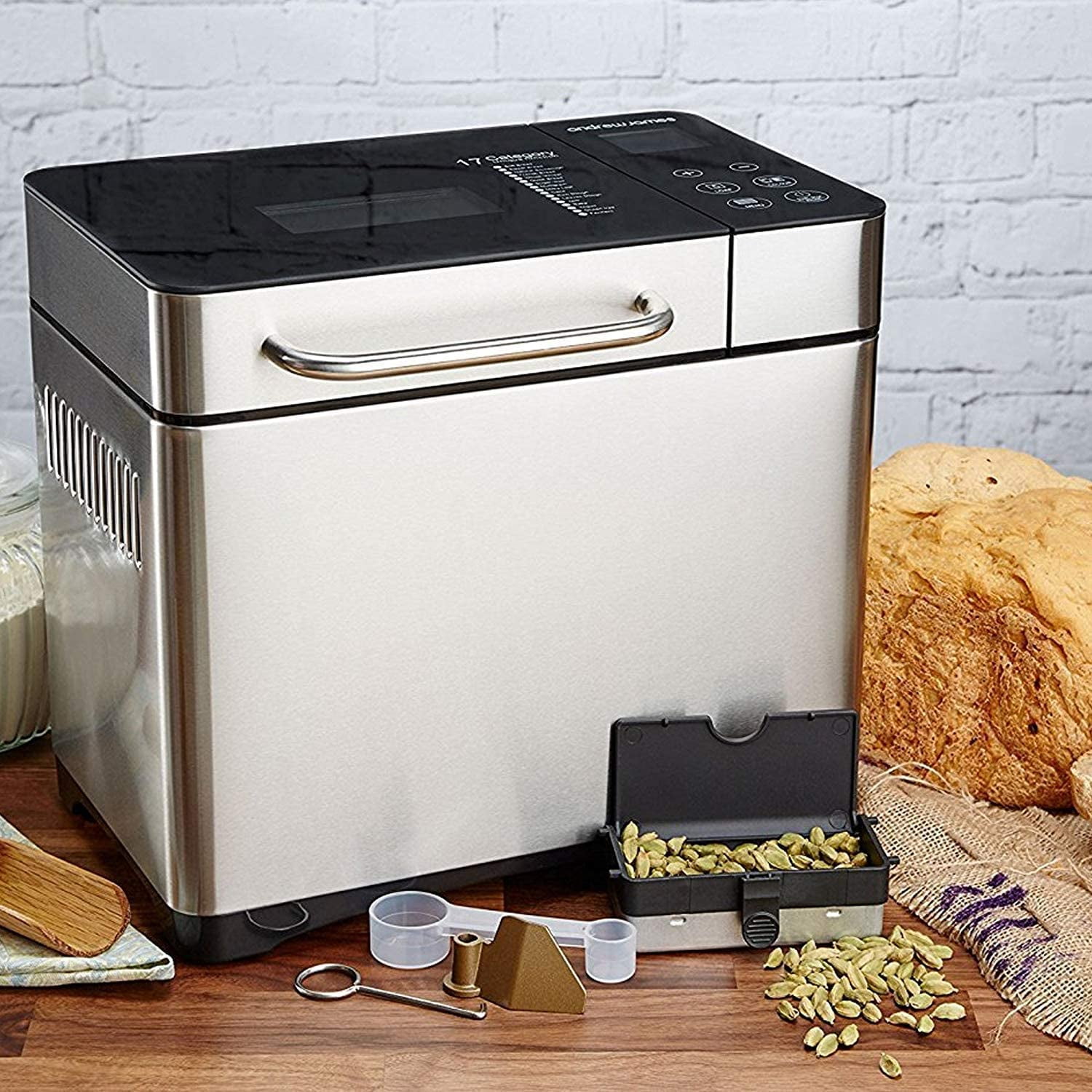  Breadman TR2700 Stainless-Steel Programmable Convection Bread  Maker: Bread Machines: Home & Kitchen