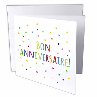 Bon Anniversaire French Happy Birthday Labels Stickers For Cards