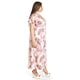 thumbnail image 2 of Vestido largo estampado hojas Roman Fashion /Tallas Extras, 42548 (Rosa flor) rosa 38, 2 of 6