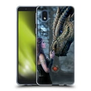Head Case Designs Officially Licensed Anne Stokes Dragon Friendship Once Upon A Time Soft Gel Case Compatible with Samsung Galaxy A01 Core (2020)