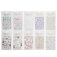 thumbnail image 1 of 10 Uds. De pegatinas exquisitas para decoración de uñas, calcomanías navideñas de moda para uñas, herramienta de manicura, 1 of 8