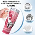 thumbnail image 3 of Pofeuu Thai elephant Print 40oz Ice Bully With Handle And Straw Stainless Steel Vacuum Insulated Cup And 2 In 1 Straw Lid, 3 of 8