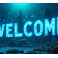 thumbnail image 3 of Neon Style Welcome Banner with Floral Elements and World Map Design Party Decorations Backdrop Photography Props for Gatherings Events and Celebrations, 3 of 7
