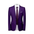 thumbnail image 2 of Mens Suit Slim 2-piece Suit Business Wedding Party Jacket Top Pants, 2 of 5